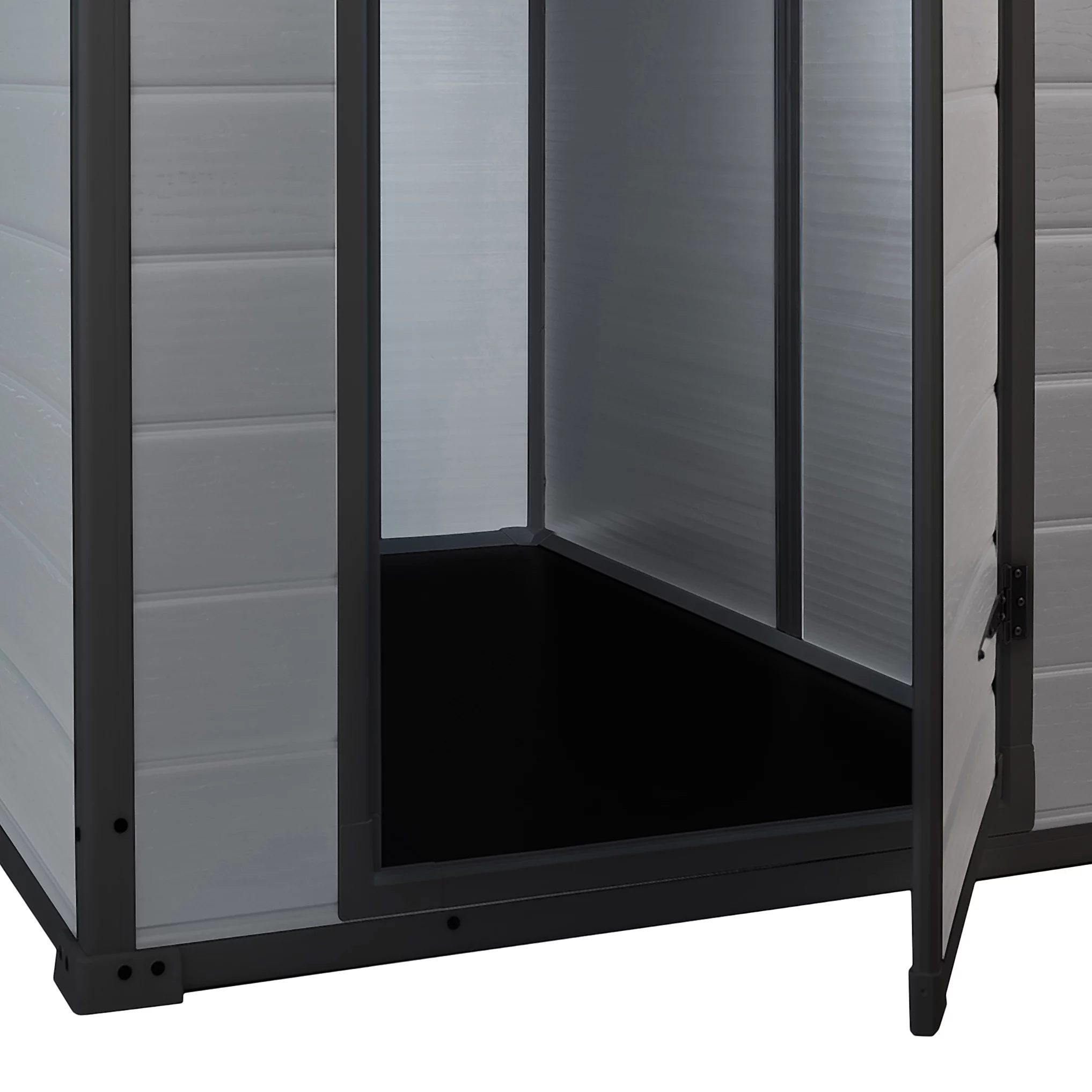 Klikstrom Senner 6x4 ft Pent Grey Shed with floor & 1 window - Image 2