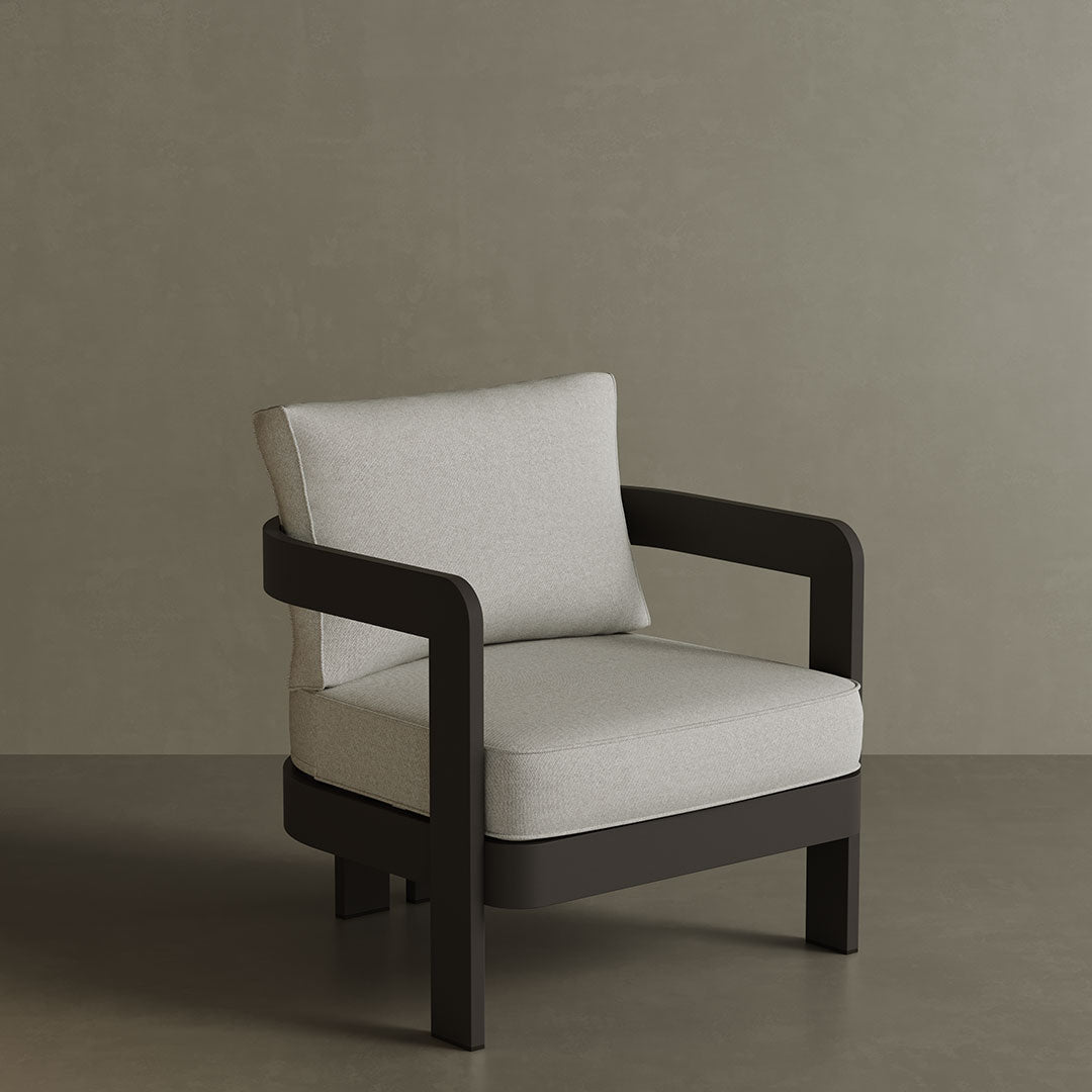 N3 Kohl Lounge Chair Bone Canvas