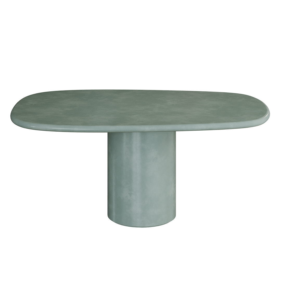 Solla Microskin Dining Table, Moss - Image 4
